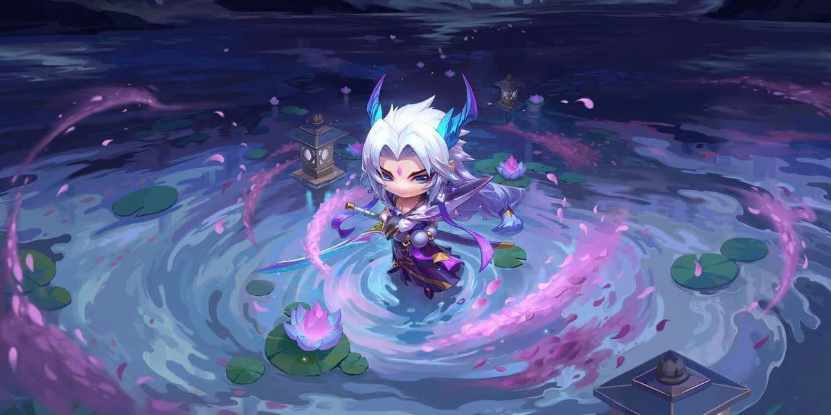 Review Yone Tà Ảnh Song Kiếm Tí Nị TFT Yone Tà Ảnh, Yone Tí Nị, Chibi Yone, Yone ĐTCL, Yone TFT, Pet Yone, Spirit Blossom Yone, Review Yone Tà Ảnh