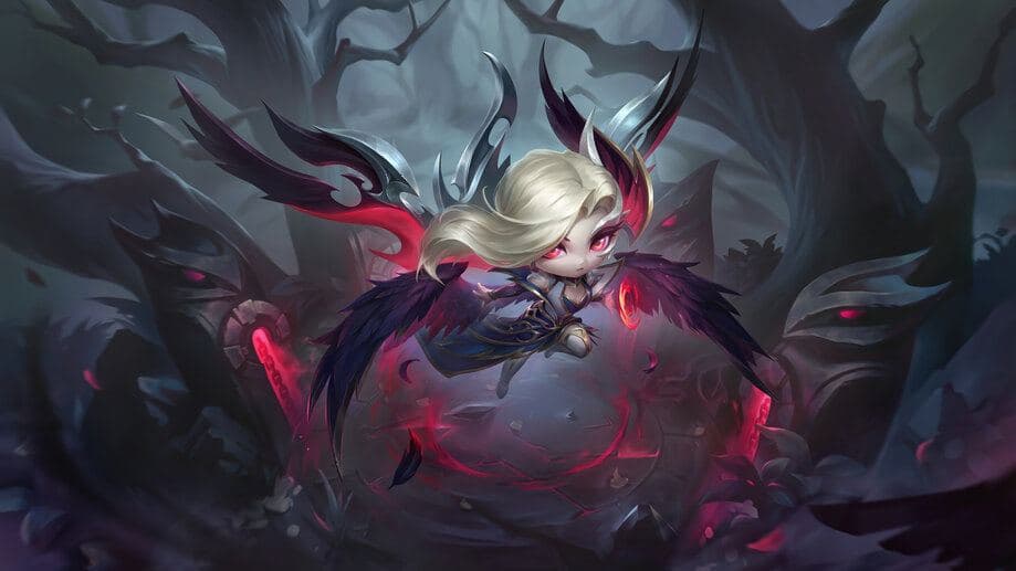 Review Morgana Tiên Hắc Ám Tí Nị TFT Morgana Tiên Hắc Ám, Morgana Tí Nị, Chibi Morgana, Morgana ĐTCL, Morgana TFT, Pet Morgana, Coven Morgana, Review Morgana