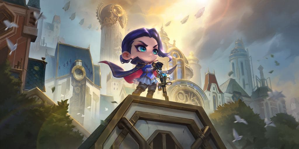 Review 19. Caitlyn Arcane Tí Nị TFT Caitlyn Arcane, Caitlyn Tí Nị, Chibi Caitlyn, Caitlyn ĐTCL, Caitlyn TFT, Pet Caitlyn, Arcane Caitlyn, Review Caitlyn